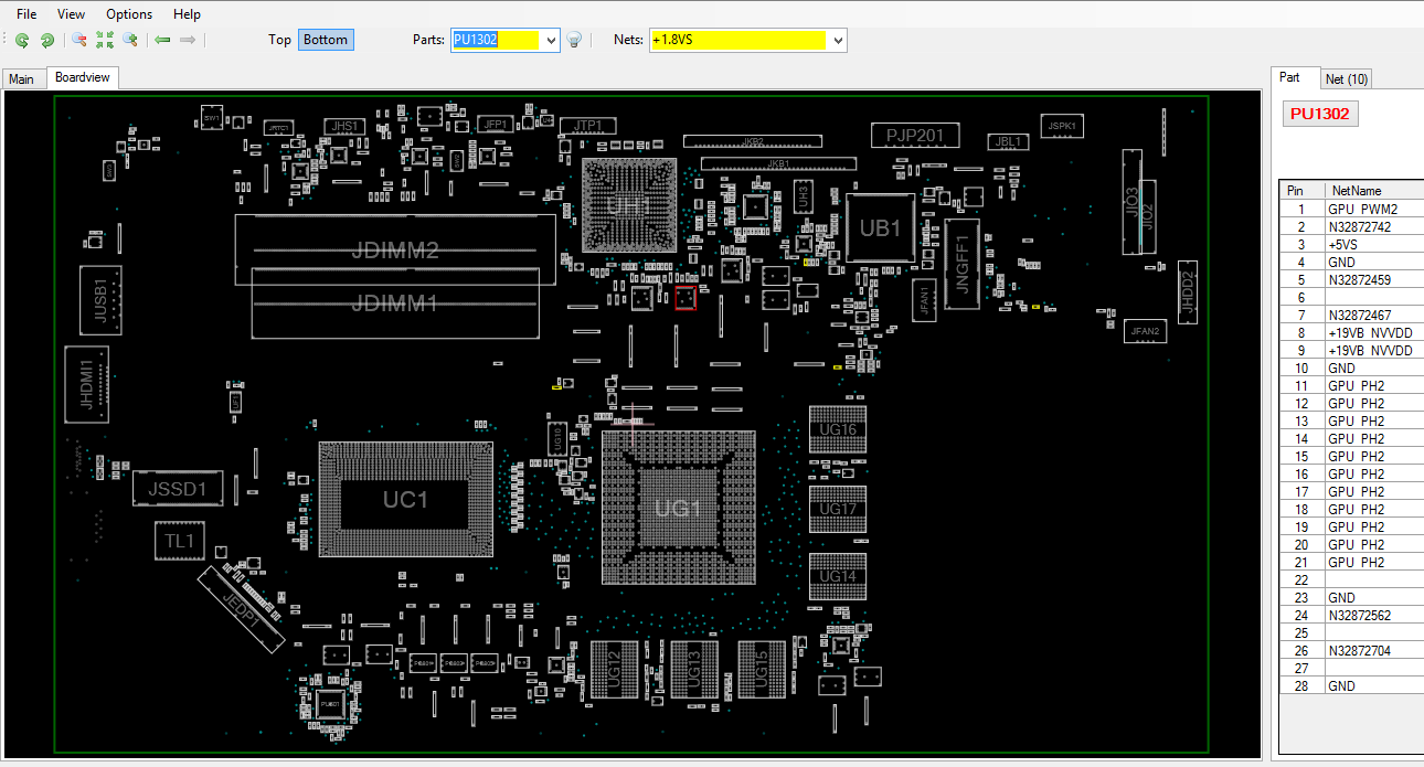 Acer PH317-51 1060), motherboard Schematic diagram